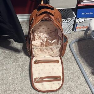 Itzy Ritzy Tan Kids Backpack